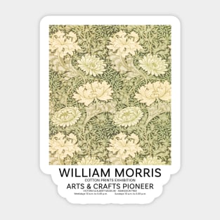 William Morris Textile Design, Exhibition Wall Art, Art Pattern Sticker